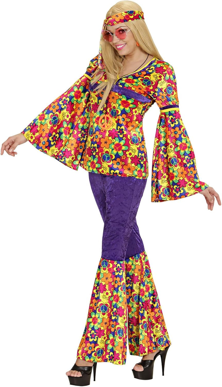 "HIPPIE GIRL" velvet (shirt, pants, headband) - (XL), XL