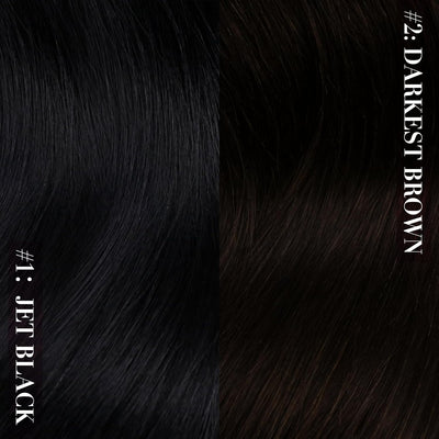 YoungSee Clip in Extensions Schwarz Clip in Extensions Echthaar Lang Echthaar Extensions Clip Schwar