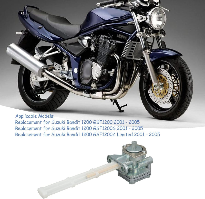 Kraftstoffhahn Benzinhahn, Kraftstoffabsperrventil 44300 32F10 Ersatz für Suzuki Bandit 1200 GSF1200