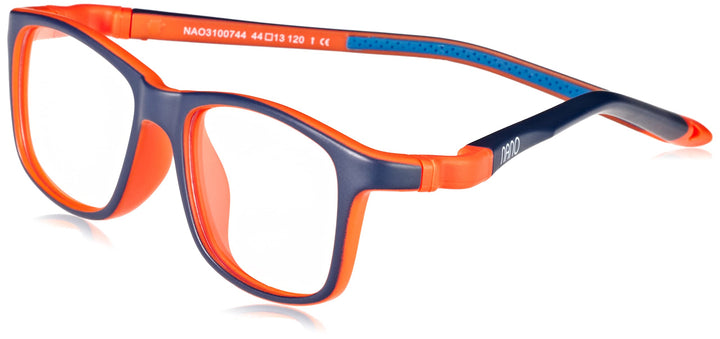 NANOVISTA Unisex-Kinder Sleek Crew 3.0 Sonnenbrille, Bicolor Marino Mate/Naranja, 44