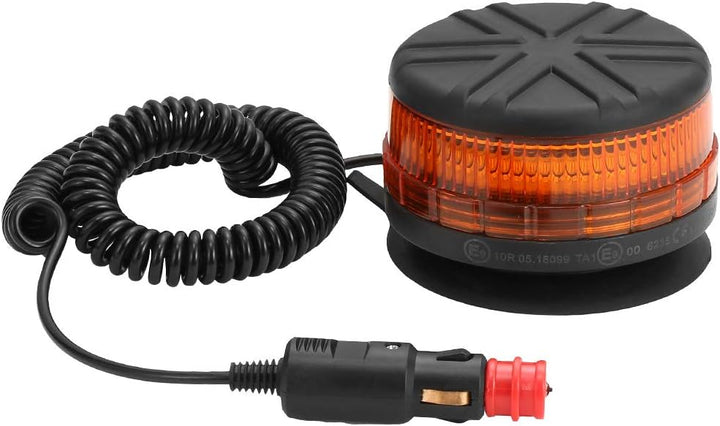 D-TECH 12/24V LED Warnlicht Stroboskoplicht Blinklichter Frontblitzer Rundumleuchte Amber Notlicht-L