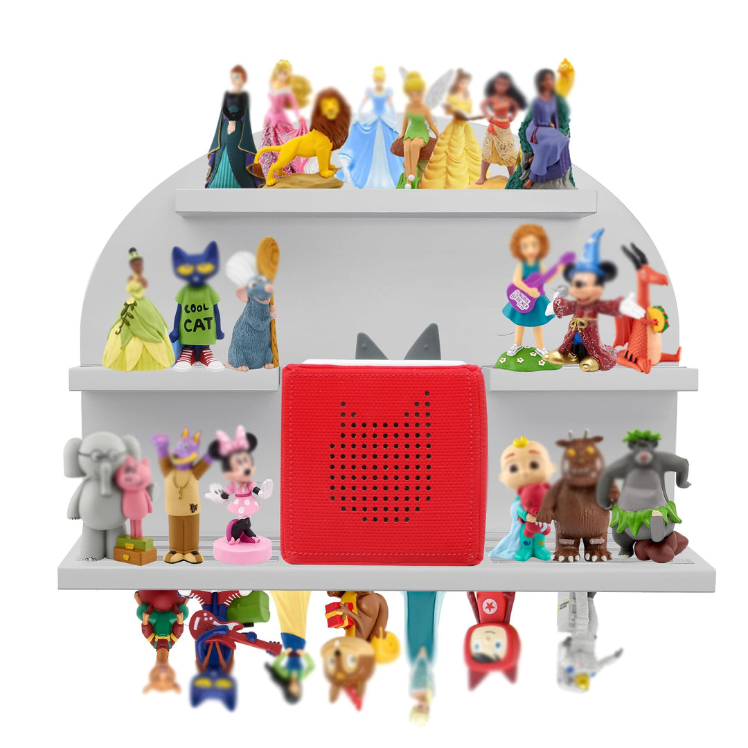 Magnetisches Regal für Tonie Figuren,Wandregale für die Toniebox,Organizer zur Aufbewahrung von Toni