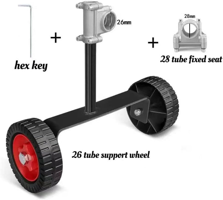 Rasentrimmer-Räder, verstellbare Stützräder für Trimmer, universelles Garten-Rasentrimmer-Zubehör, g
