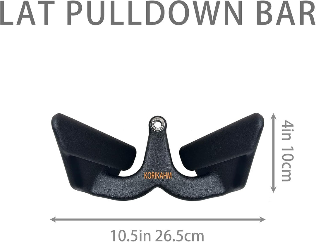 Ergonomic Design Lat Pull down Bar Grip Handle, Lat Pulldown Attachments, Strength Trainer for Athle