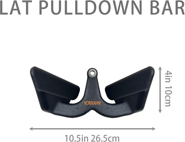 Ergonomic Design Lat Pull down Bar Grip Handle, Lat Pulldown Attachments, Strength Trainer for Athle