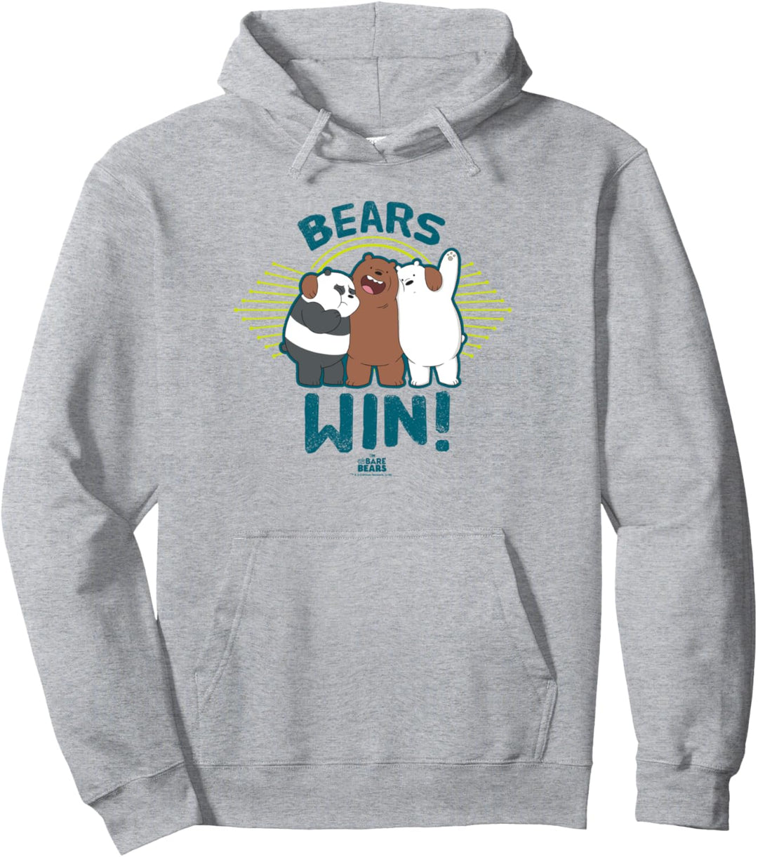 We Bare Bears Bears Win Pullover Hoodie