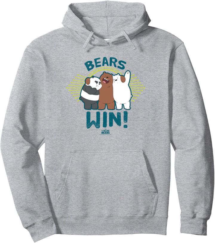 We Bare Bears Bears Win Pullover Hoodie