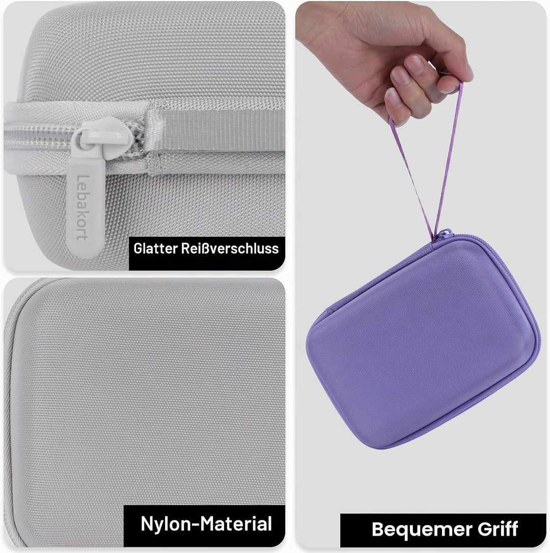 Lebakort Hart Reise Schutz Hülle Etui Tasche für Liene Pearl N200 Pro Tragbarer Mini Fotodrucker (We