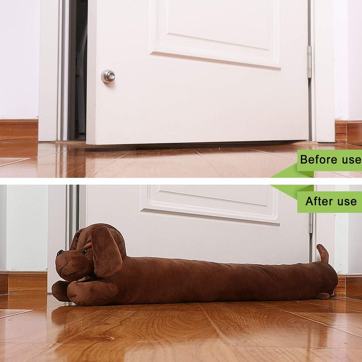 Sharpei Coffee Zugluftstopper, 91,4 cm, robust, robust, dekorativ, schalldicht, energiesparend, Zugl
