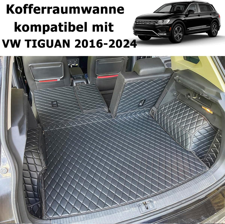Kofferraumwanne kompatibel mit VW TIGUAN II 2016-2023 (AD1) nur Standardmodell – Nicht passend für A