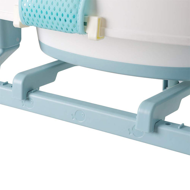 Supfine Babybadewanne, faltbar, faltbar, mit Badewannenkissen, für Mädchen oder Jungen, von Geburt b