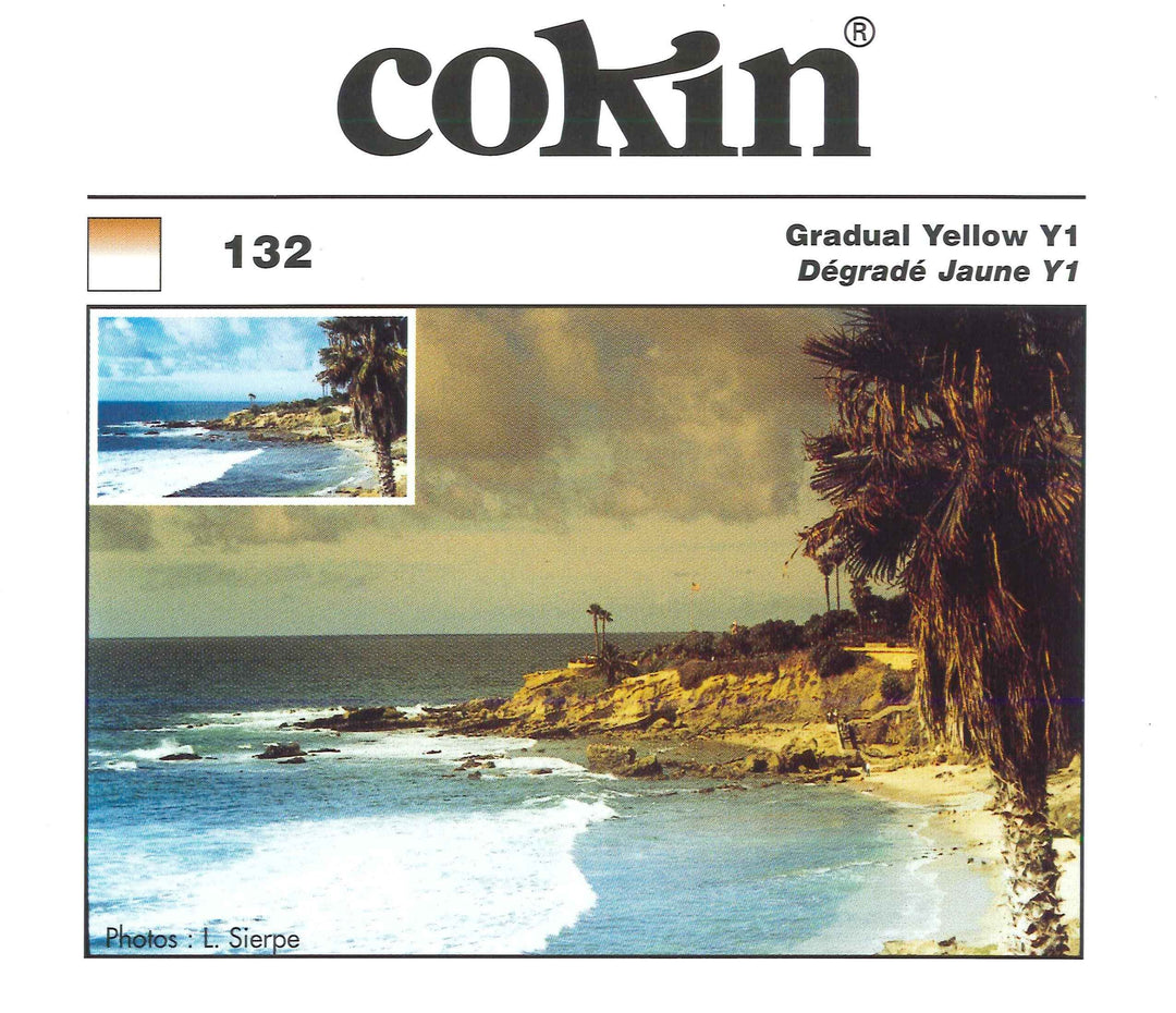 Cokin P132 Verlauffilter gelb1, Gelb1