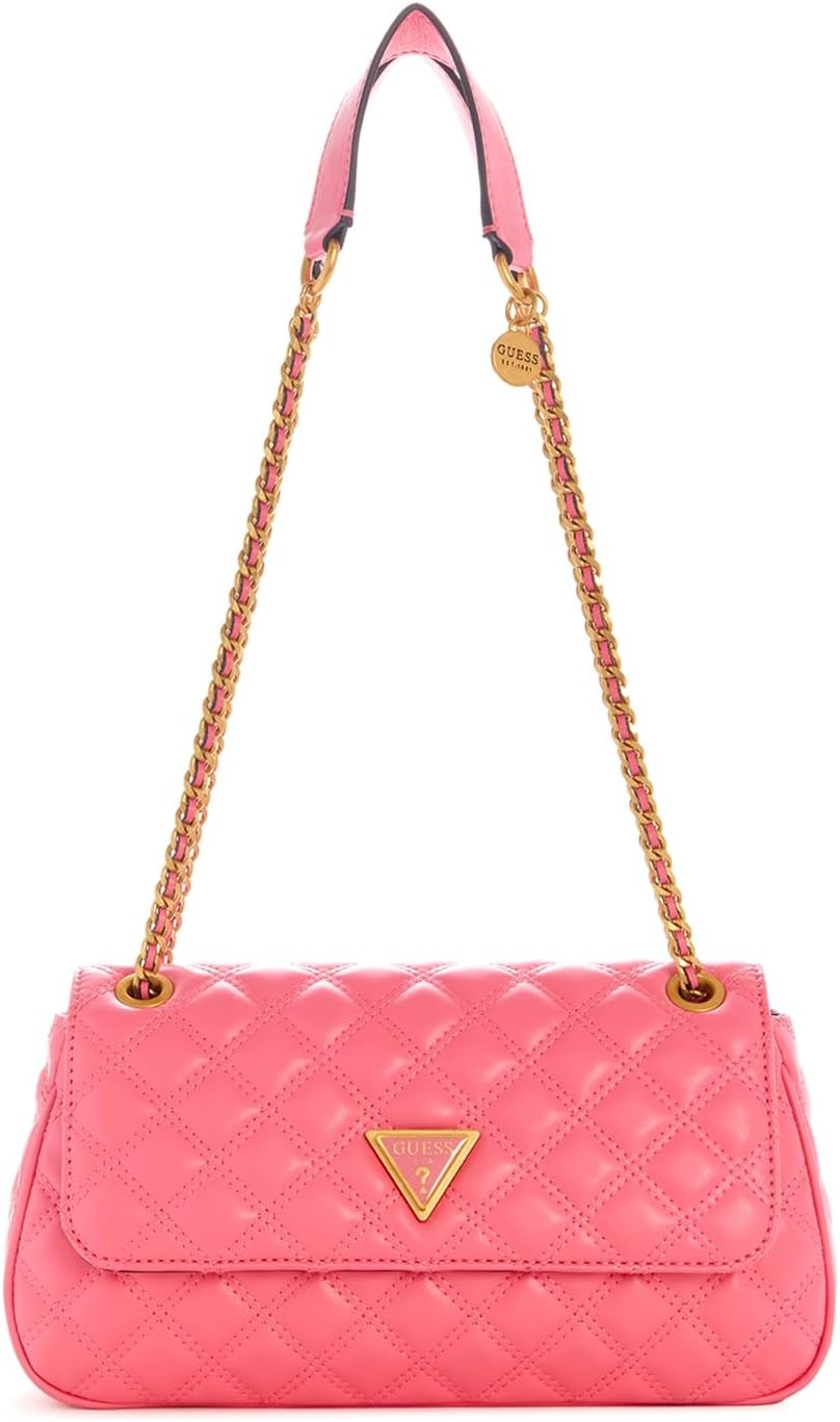 GUESS Damen Giully Umwandelbare Klappe Crossbody, Flap Wassermelone, Wassermelone