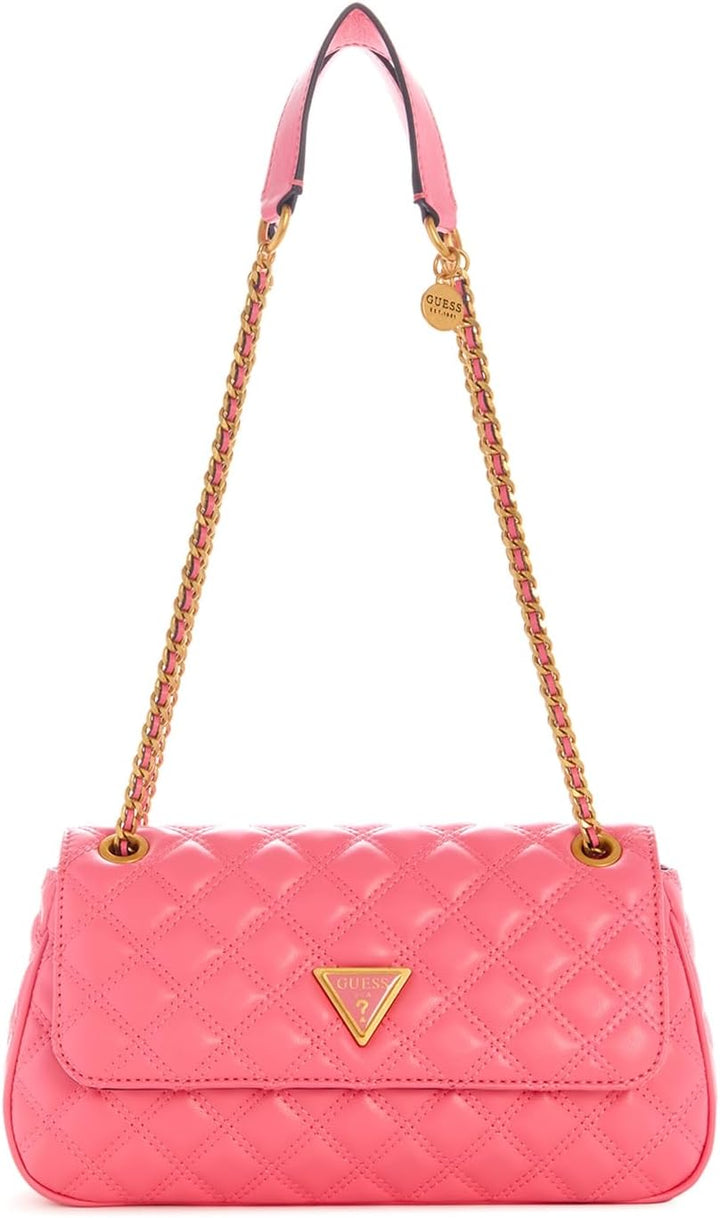 GUESS Damen Giully Umwandelbare Klappe Crossbody, Flap Wassermelone, Wassermelone