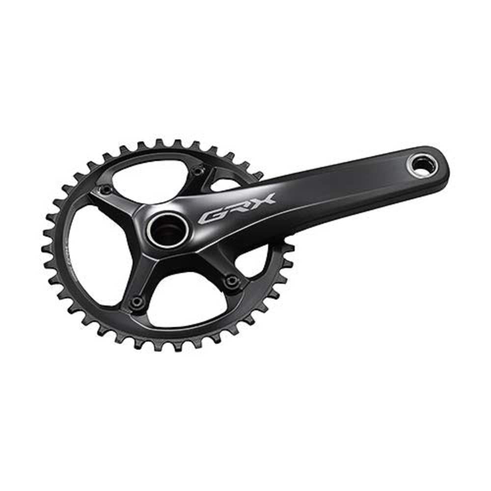 SHIMANO FC-RX810 GRX Kettensatz 11-fach Hollowtech II Schwarz 172,5mm 40 11v 1x, Schwarz 172,5mm 40