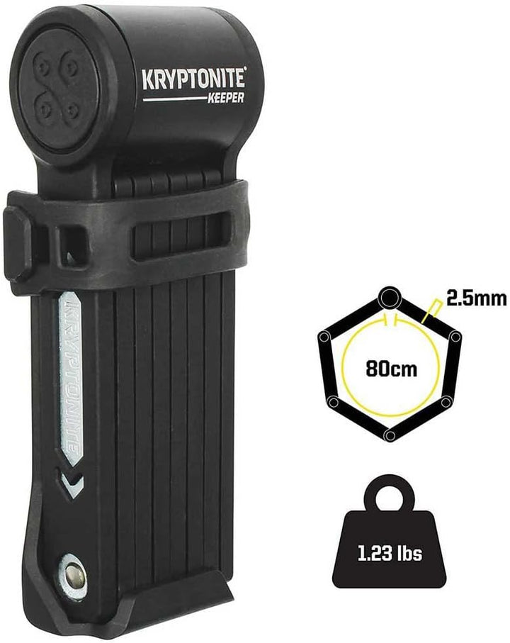 Kryptonite Keeper Mini Faltschloss (2,5mm/80cm)