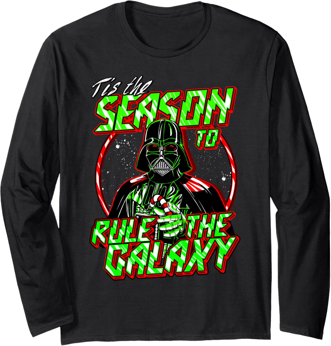 Star Wars Darth Vader Tis The Season Holiday Poster Langarmshirt