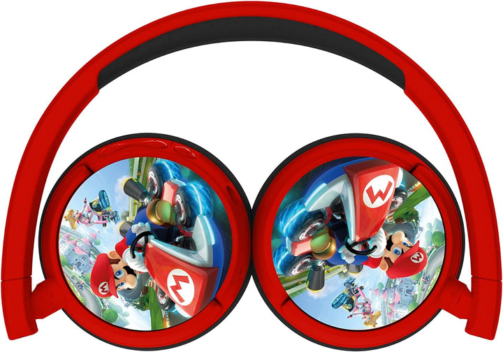 OTL Technologies MK0983 Mario Kart Kabellose Kinder-Kopfhörer, Rot