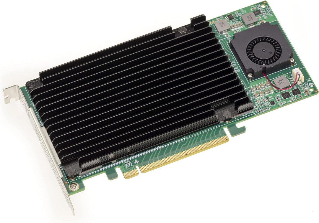PCIe 3.0 Controller-Karte 16 x für 4 SSD M.2 NVMe M Key (M2 NGFF) Chipsatz PLX PEX 8747-32 GB für je