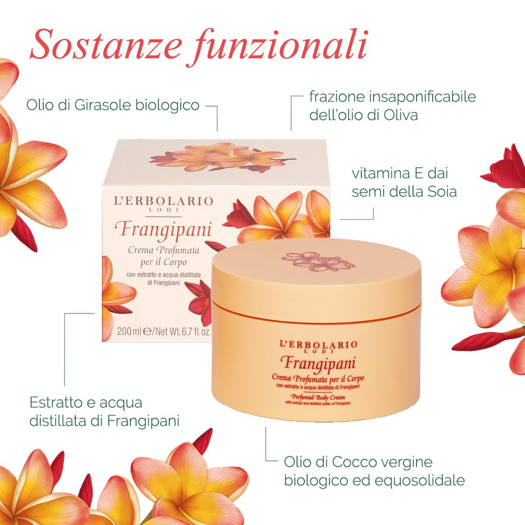 Frangipani Scented Body Cream