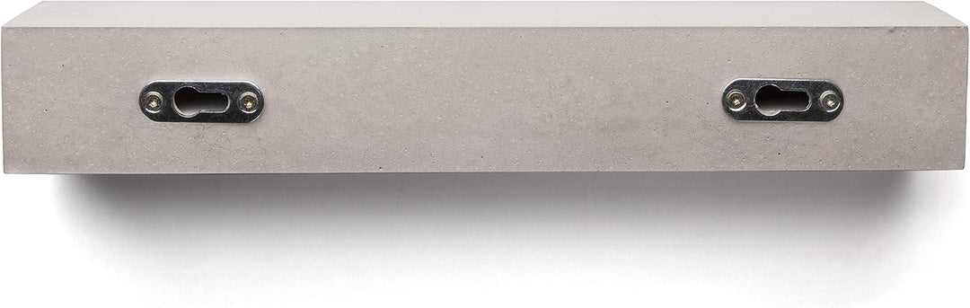 Schlüsselbrett mit Ablage aus Beton Light Edition 33x6x5 cm, Schlüsselboard Wand, Schlüsselaufbewahr