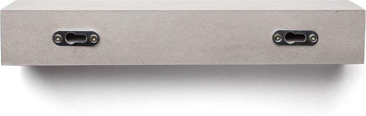 Schlüsselbrett mit Ablage aus Beton Light Edition 33x6x5 cm, Schlüsselboard Wand, Schlüsselaufbewahr