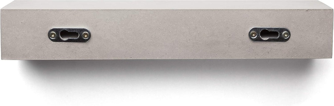 Schlüsselbrett mit Ablage aus Beton light edition 33x6x5 cm, Schlüsselboard Wand, Schlüsselaufbewahr