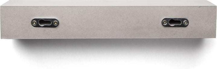 Schlüsselbrett mit Ablage aus Beton light edition 33x6x5 cm, Schlüsselboard Wand, Schlüsselaufbewahr