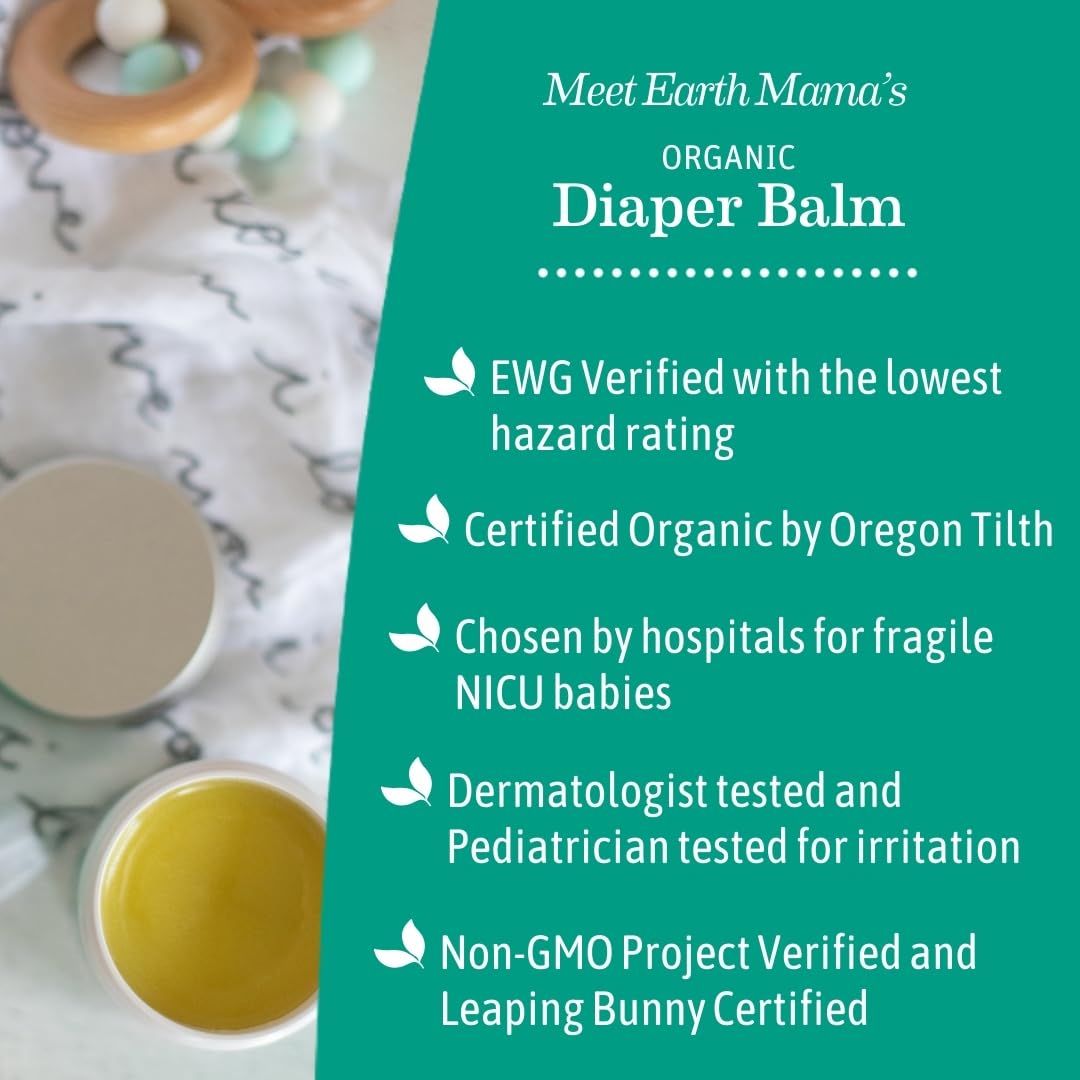 Earth Mama Angel Baby Angel Baby Bottom Balm, 1er Pack (1 x 60 ml)
