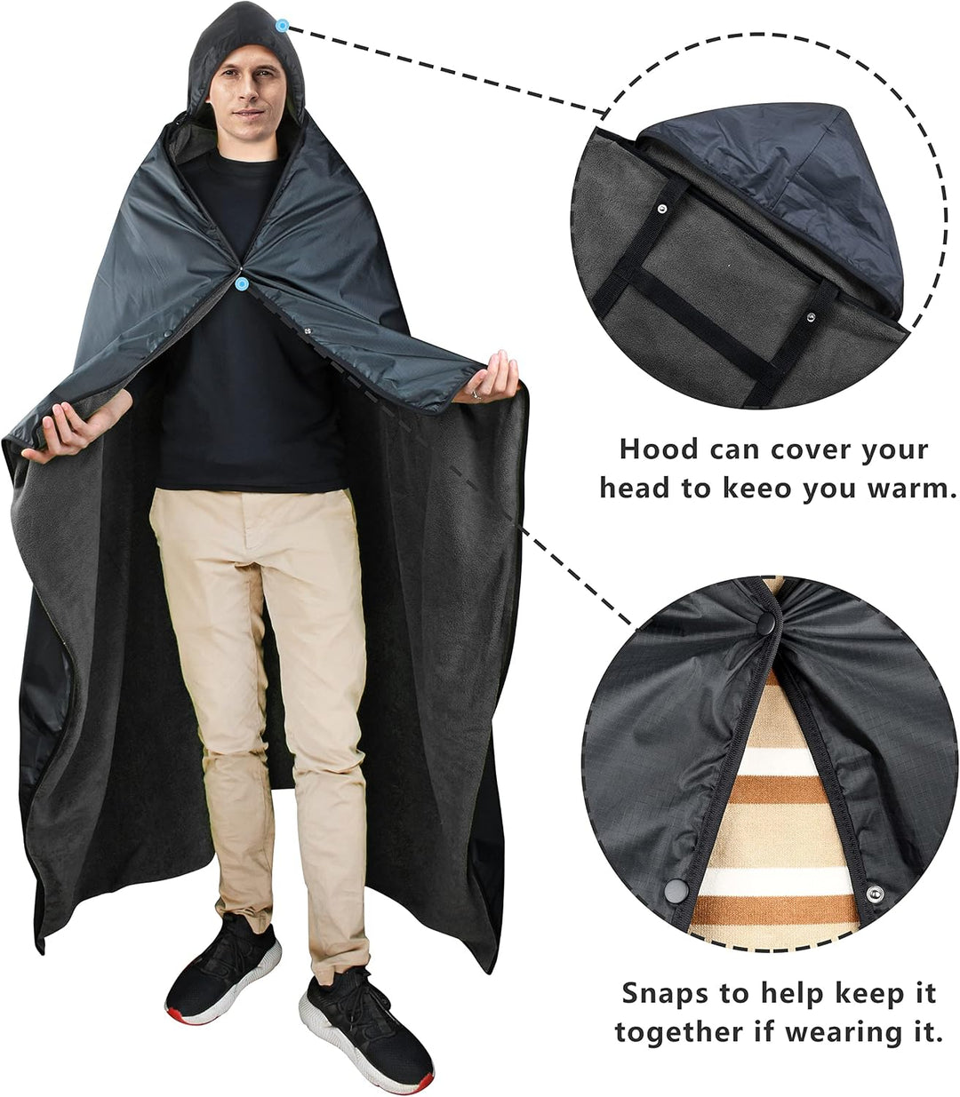 Kato Tirrinia 20L Gross Kühltasche Isoliertasche, Faltbar Picknickkorb Kühlbox mit Flaschentasche 2
