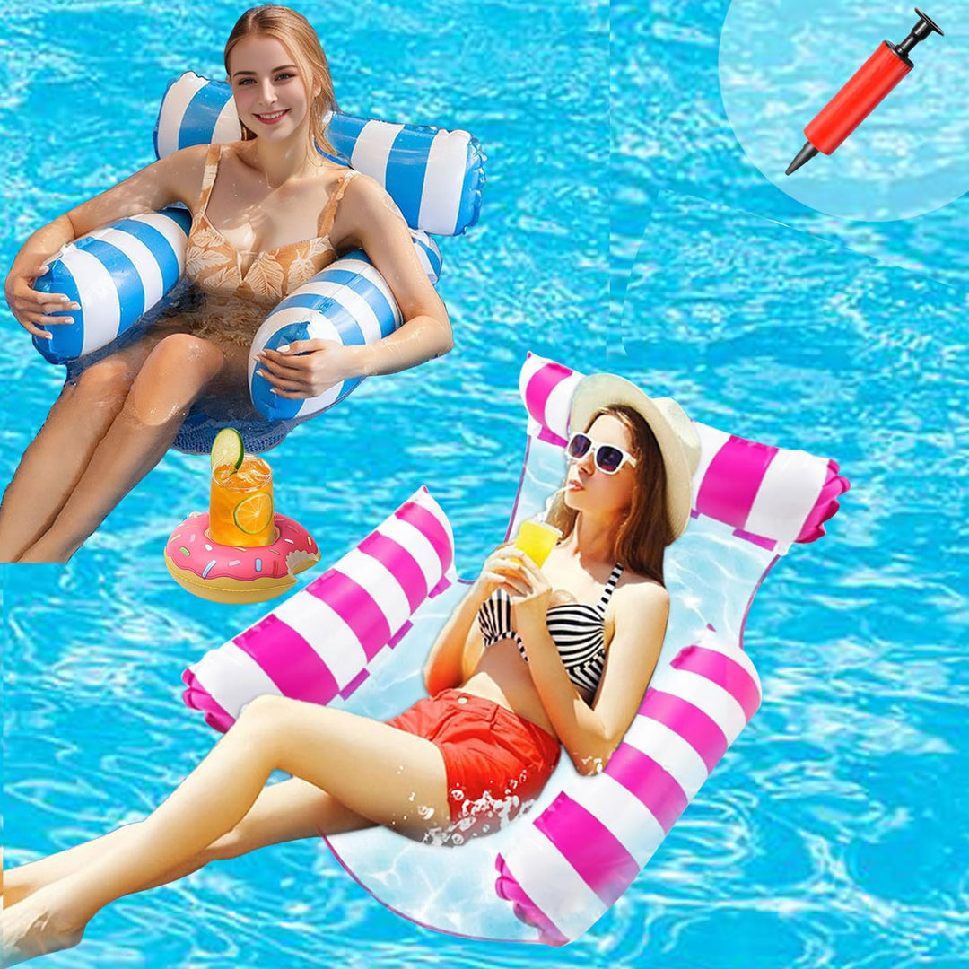 Luftmatratze Pool Aufblasbare Wasserhängematte Pool Aufblasbar Wasser Hängematte 4 In 1 Aufblasbare