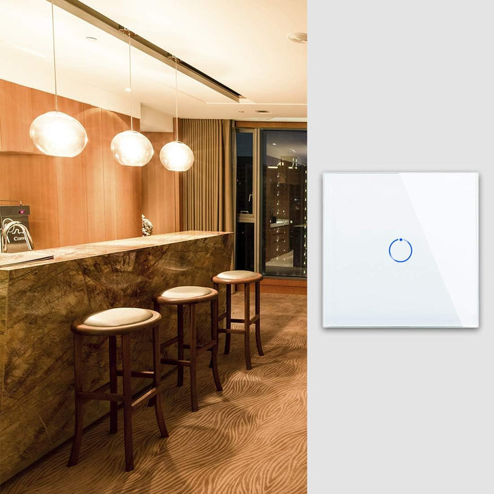 2er-Pack CNBINGO Dimmer Wechselschalter für LED-Leuchten - Touch Lichtschalter unterputz - Dimmschal