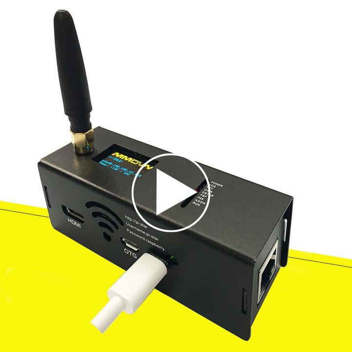 MM100 Upgraded MMDVM Hotspot Ethernet WLAN Port & WiFi DMR D-Star YSF P25 NXDN POCSAG Digital Voice