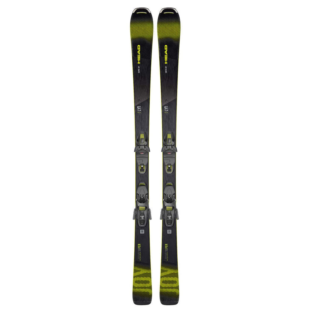 HEAD SUPER Joy SW SLR Ski 2023 inkl. Joy 11 GW SLR Brake 78 Matte Black/Flash Yellow 143cm, 143cm