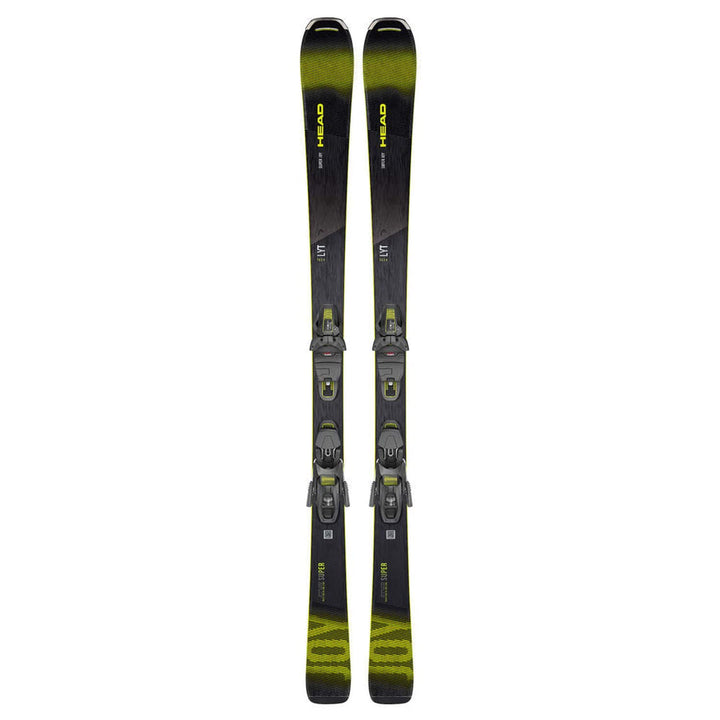 HEAD SUPER Joy SW SLR Ski 2023 inkl. Joy 11 GW SLR Brake 78 Matte Black/Flash Yellow 143cm, 143cm