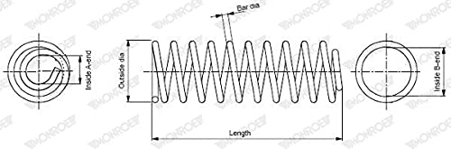 Monroe SP0324 Oespectrum Spiralfeder