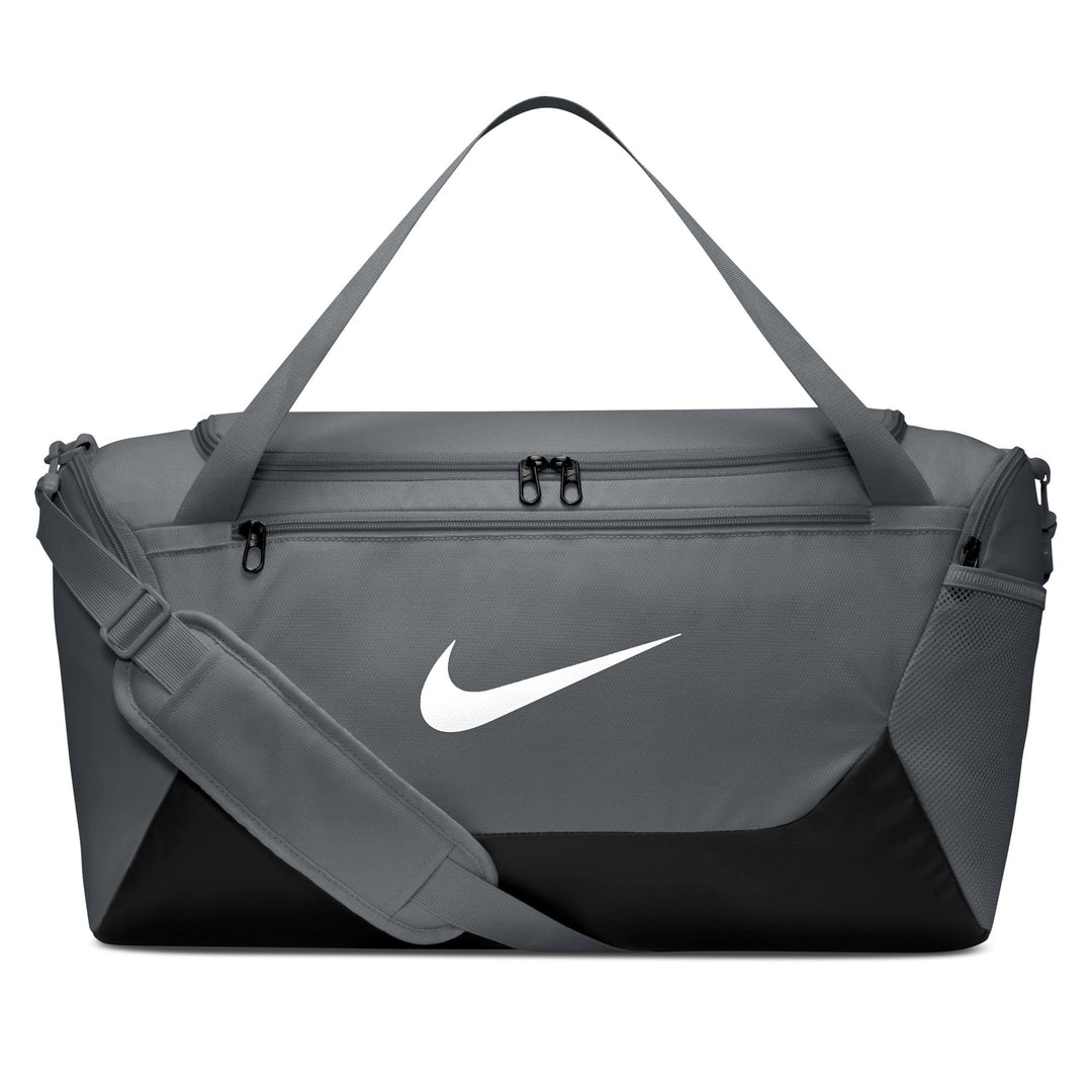 Nike Unisex Brsla S Duff - X Sporttasche Einheitsgrösse Smoke Grey/Black/White, Einheitsgrösse Smoke