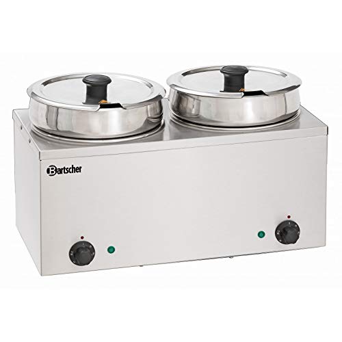 Bartscher Bain-Marie Hotpot mit 2 Töpfen 6,5 Liter -