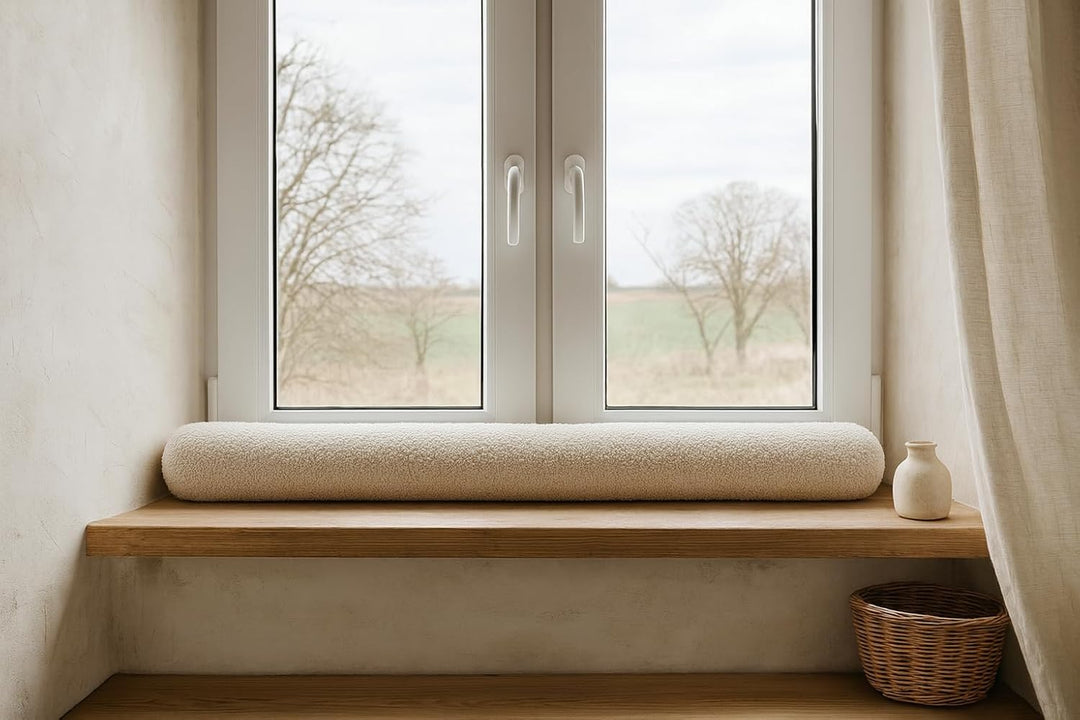 ekm trade XL 155 cm Bettschlange für Allergiker Bettkissen Stillkissen Bettrolle Zierkissen Bettumra