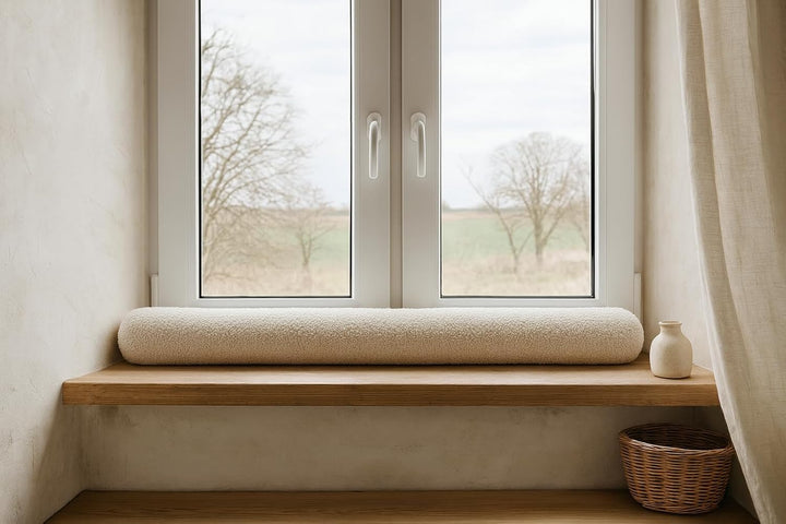 ekm trade XL 155 cm Bettschlange für Allergiker Bettkissen Stillkissen Bettrolle Zierkissen Bettumra