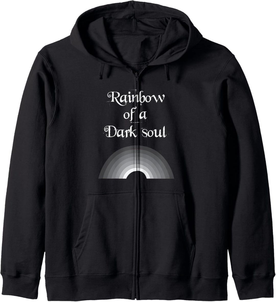 Rainbow Of A Dark Soul Gothic Okkultist Lover Okkultist Halloween Kapuzenjacke