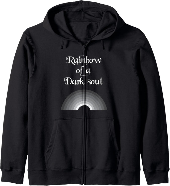 Rainbow Of A Dark Soul Gothic Okkultist Lover Okkultist Halloween Kapuzenjacke