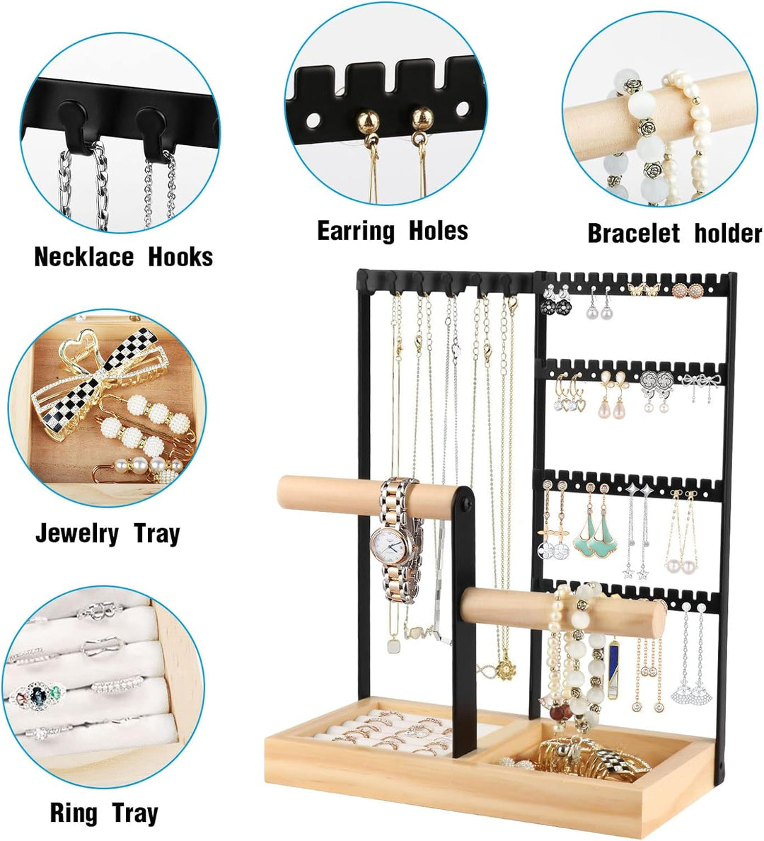 Kingling Schmuckständer, Schmuckhalter Schmuck-Organisator Schmuckständer Ständer zur Aufbewahrung v