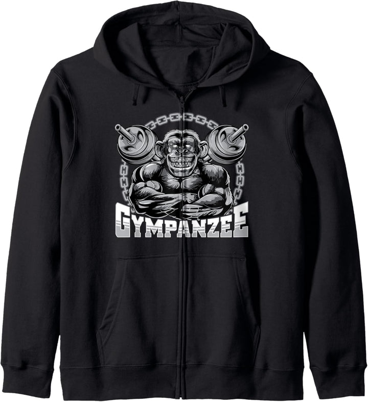 Gympanzee Fun Gym Chimpanzee Workout Monkey Exercise Gift Kapuzenjacke