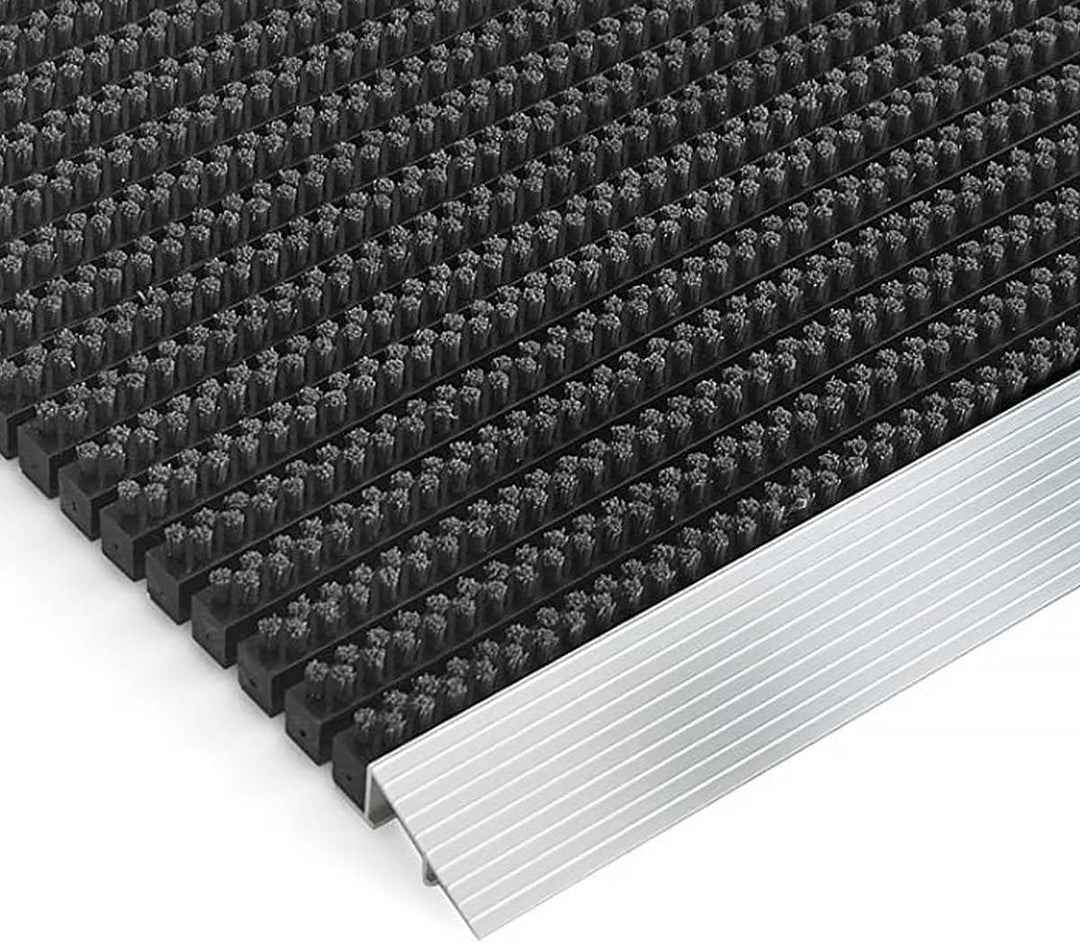 Floordirekt PRO Repräsentative Fussmatte Profi Brush - Testurteil Sehr Gut - Schmutzfangmatte mit Al