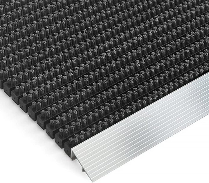 Floordirekt PRO Repräsentative Fussmatte Profi Brush - Testurteil Sehr Gut - Schmutzfangmatte mit Al