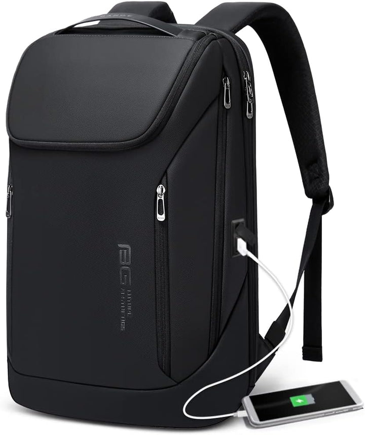 BANGE Business-Smart-Rucksack, wasserdicht, 39,6 cm (15,6 Zoll), Laptop-Rucksack mit USB-Ladeanschlu
