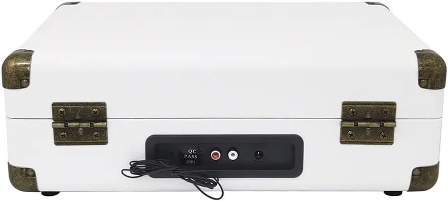 PRIXTON - VC400 Vintage-Vinyl-Plattenspieler | Vinyl-Player & Konverter über Bluetooth & USB | 2 ein