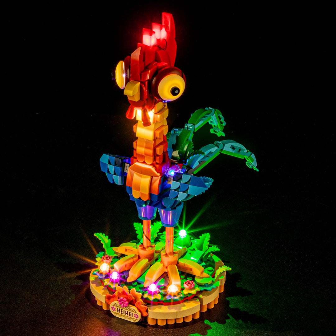 GEAMENT LED Licht-Set Kompatibel mit Lego Disney Heihei 43272 Bausteine Modell (Modellsatz Nicht ent