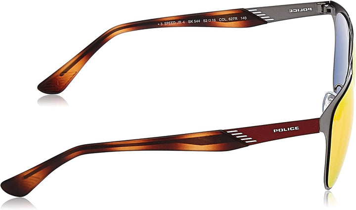 Police Jungen Speed Jr 4 Sonnenbrille, Grau (Matt Gun Metal), 42